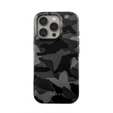 Burga iPhone 15 Skal Tough MagSafe Night Black Camouflage