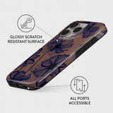 Burga iPhone 16 Skal Tough Velvet Night