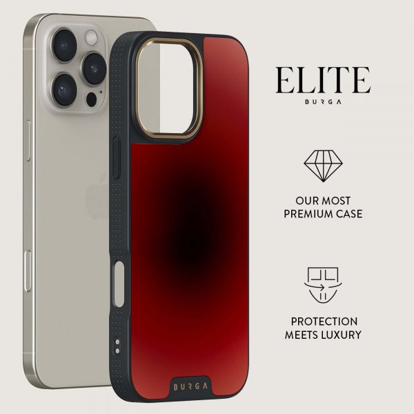 Burga iPhone 15 Plus Skal Elite Dark MagSafe No Talking