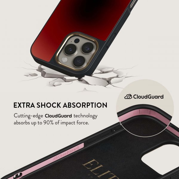 Burga iPhone 15 Plus Skal Elite Dark MagSafe No Talking