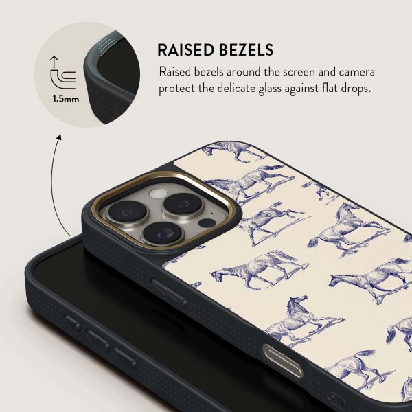 Burga iPhone 15 Pro Skal Elite Dark MagSafe Derby Race