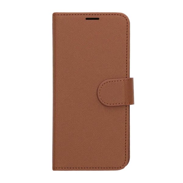 Samsung Galaxy S25 Edge Fodral med Kortfack Stativfunktion Brun