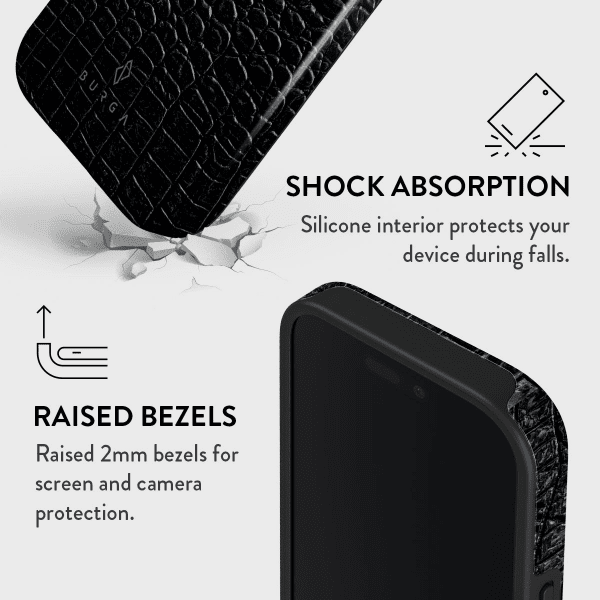 Burga iPhone 15 Skal Tough Reaper's Touch