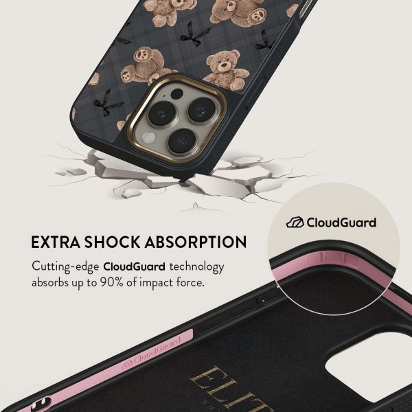 Burga iPhone 15 Pro Skal Elite Dark MagSafe BFF