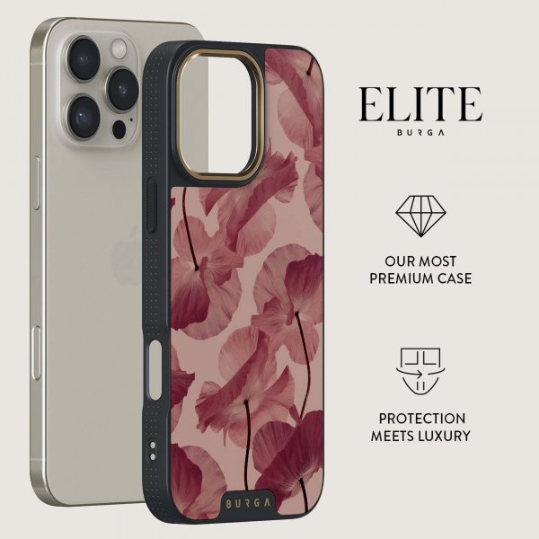 Burga iPhone 15 Pro Skal Elite Dark MagSafe Tender Kiss