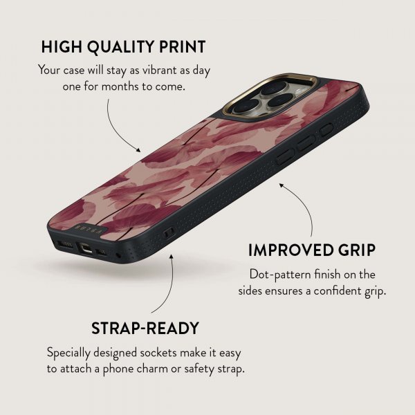 Burga iPhone 15 Pro Skal Elite Dark MagSafe Tender Kiss
