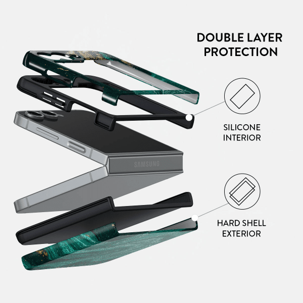 Burga Samsung Galaxy Z Flip 6 Skal Tough Emerald Pool