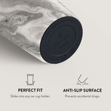 Burga Flaska Termosmugg med Lock och Sugrör Snowstorm