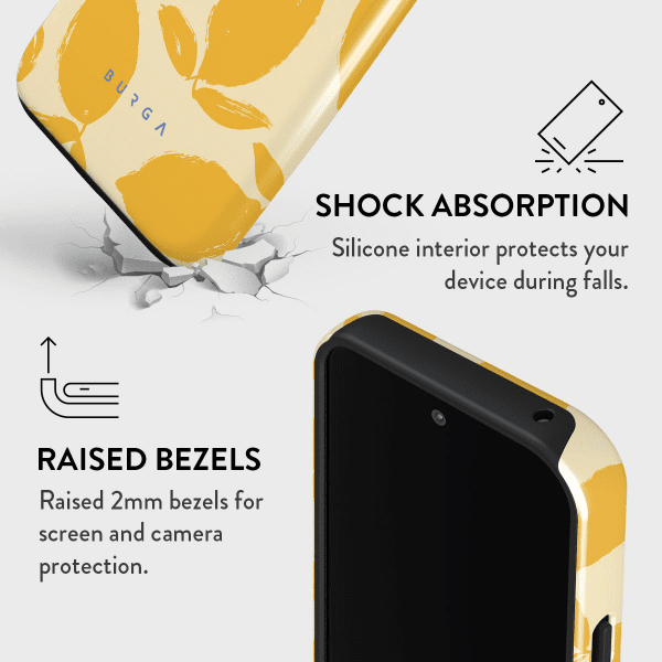 Burga Google Pixel 9/Pixel 9 Pro Skal Tough Lemon Tart