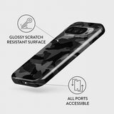 Burga Google Pixel 9/Pixel 9 Pro Skal Tough Night Black Camo