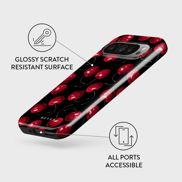 Burga Google Pixel 9/Pixel 9 Pro Skal Tough Cherrybomb