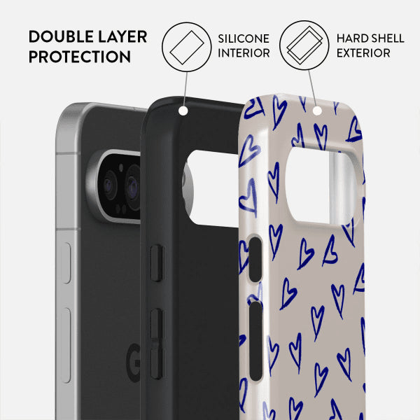 Burga Google Pixel 9/Pixel 9 Pro Skal Tough Love Me Right