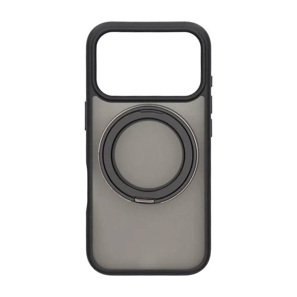 iPhone 17 Pro Skal Roterbart MagSafe Stativ Svart