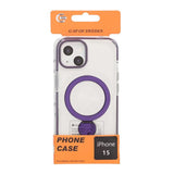 iPhone 15 Skal Ringstativ MagSafe Lila