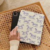 Burga iPad Pro 13 (M4/M5) Fodral Folio Derby Race