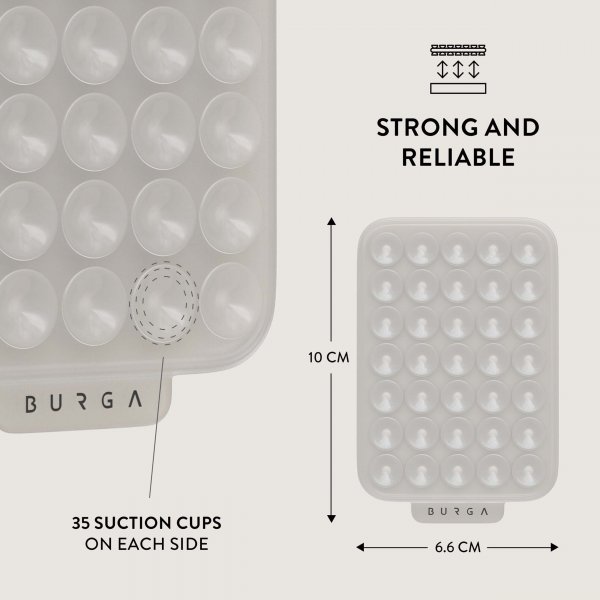 Burga StickPad Sticky Grip Vit