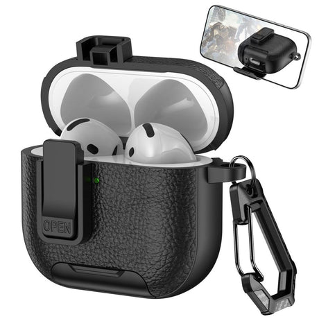 AirPods 4/5 Skal Stativfunktion Svart