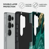 Burga Samsung Galaxy S25 Ultra Skal Tough Emerald Pool