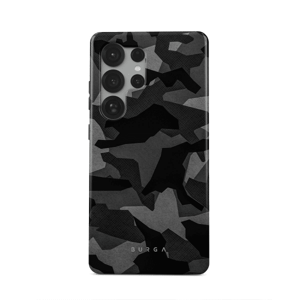 Burga Samsung Galaxy S25 Plus Skal Tough Night Black Camo