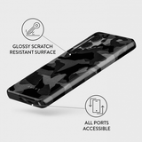 Burga Samsung Galaxy S25 Ultra Skal Tough Night Black Camo