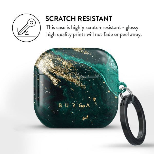 Burga AirPods 4 Skal Design Emerald Pool