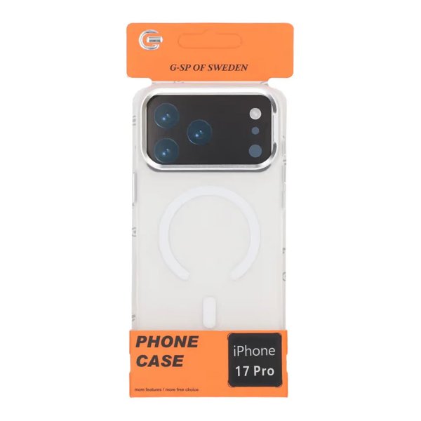 iPhone 17 Pro Skal Kamerasarg MagSafe Vit