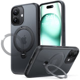 Torras iPhone 17 Skal Ostand Q3 Spin Obsidian Black