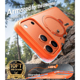 Torras iPhone 17 Pro Max Skal Ostand Q3 Spin Energy Orange