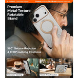 Torras iPhone 17 Pro Max Skal Ostand Q3 Vegskin Pearl Gray