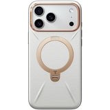 Torras iPhone 17 Pro Skal Ostand Q3 Vegskin Pearl Gray