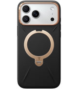 Torras iPhone 17 Pro Skal Ostand Q3 Vegskin Obsidian Black