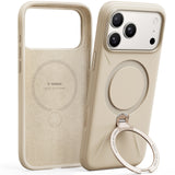 Torras iPhone 17 Pro Skal Ostand Q3 Silicone Desert Gold
