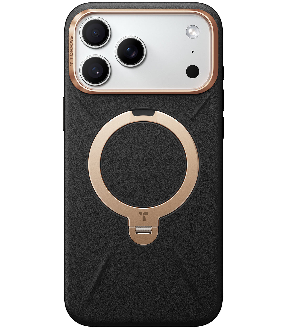 Torras iPhone 17 Pro Max Skal Ostand Q3 Vegskin Obsidian Black