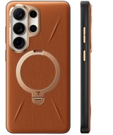 Torras Samsung Galaxy S26 Ultra Skal Ostand Q3 Vegskin Amber Brown