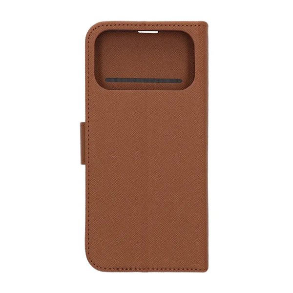 iPhone 17 Pro Fodral med Kortfack Stativfunktion Brun