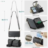 CaseMe iPhone 16e/iPhone 17e Fodral C36 Series Svart