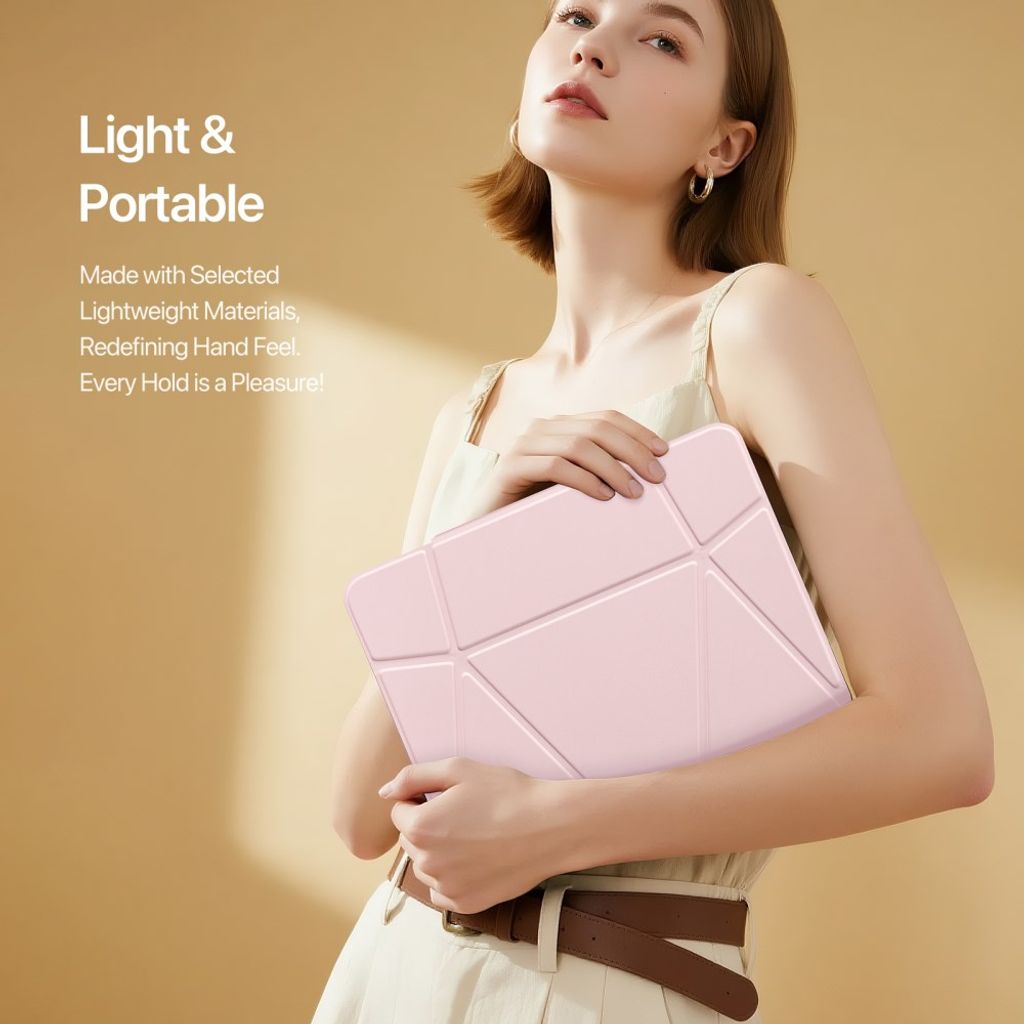 Dux Ducis Samsung Galaxy Tab S11 Ultra/S12 Ultra Fodral Vers Series Rosa