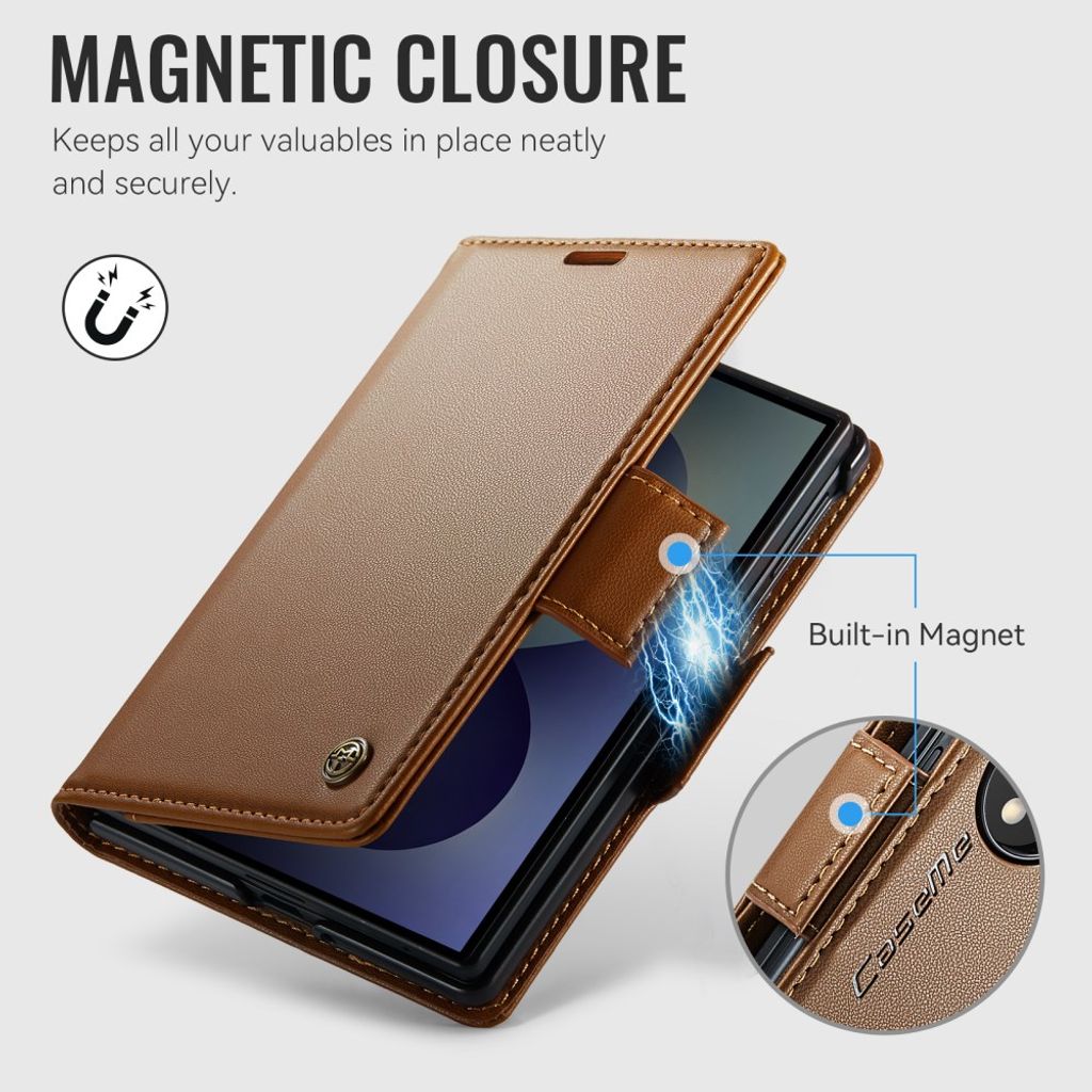 CaseMe Samsung Galaxy Z Fold 8 Fodral 023 Series Brun