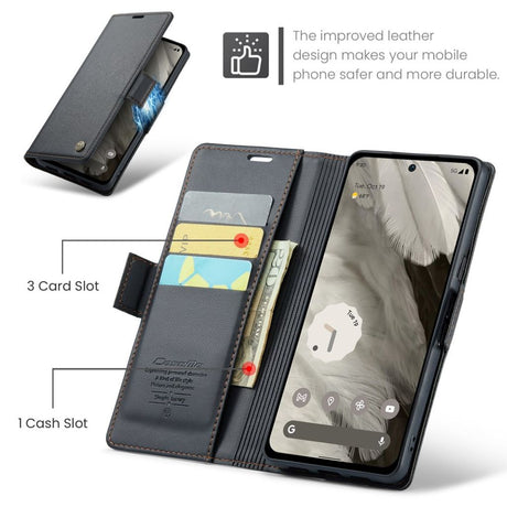 CaseMe Google Pixel 8 Fodral 023 Series Svart