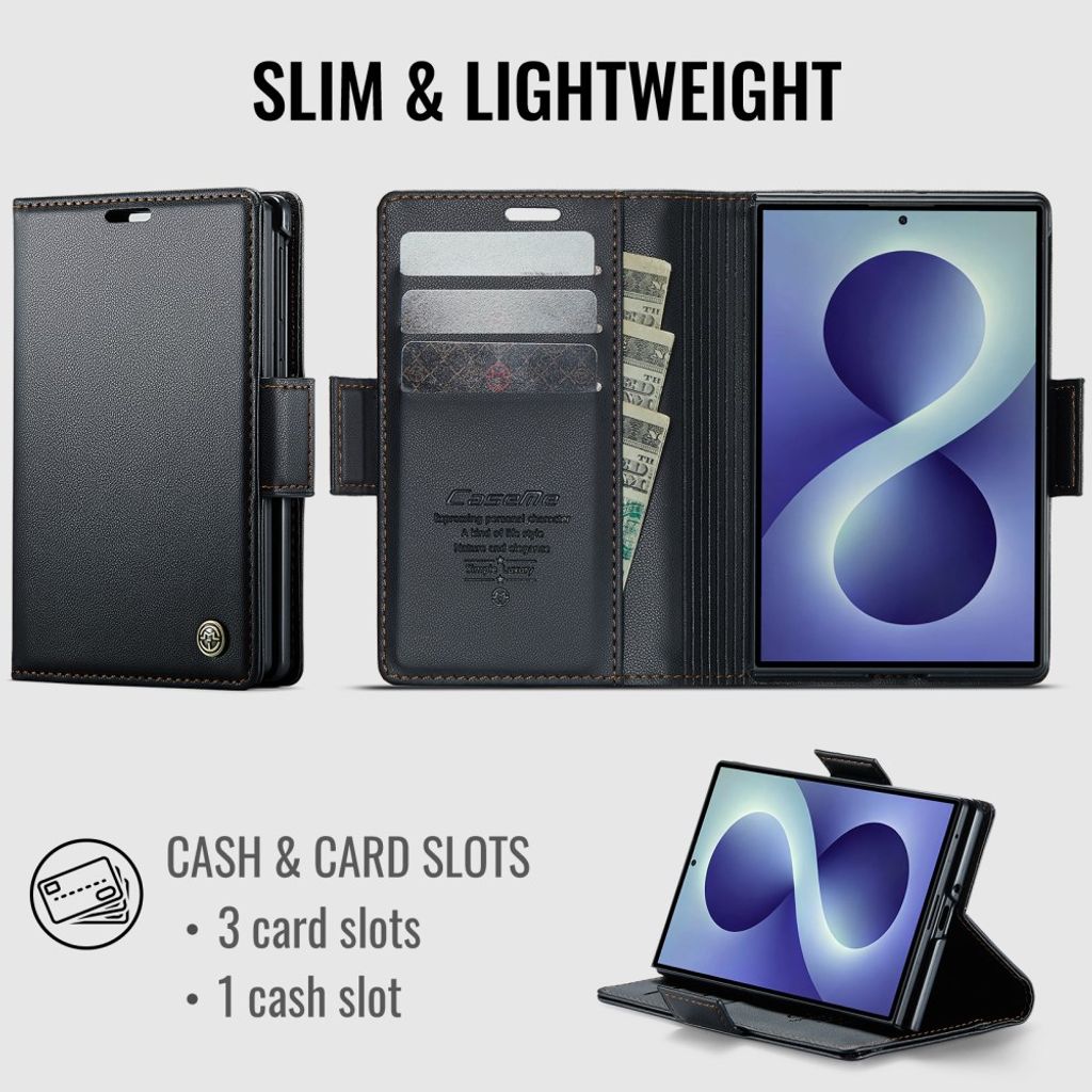 CaseMe Samsung Galaxy Z Fold 8 Fodral 023 Series Svart
