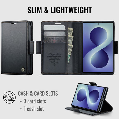 CaseMe Samsung Galaxy Z Fold 8 Fodral 023 Series Svart
