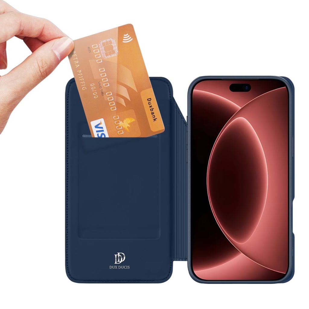 Dux Ducis iPhone 17 Pro Max/iPhone 18 Pro Max Fodral Skin Pro Series Blå