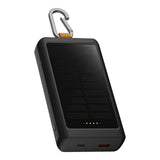 Xtorm Powerbank med Solcell och Ficklampa Go2 10 000 mAh 20W Svart