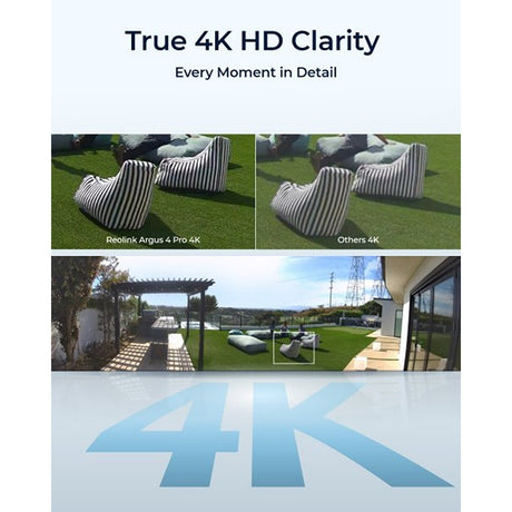 Reolink Argus 4 Pro Utomhuskamera 4K Color Night Vision