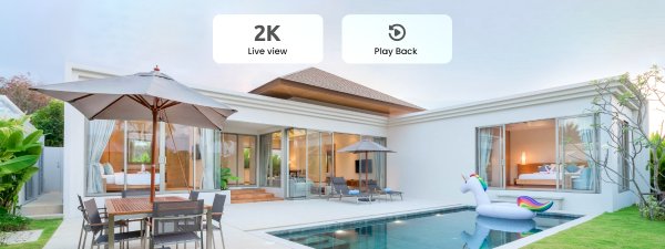 Reolink Home Hub med 2xArgus 3E Trådlöst övervakningssystem