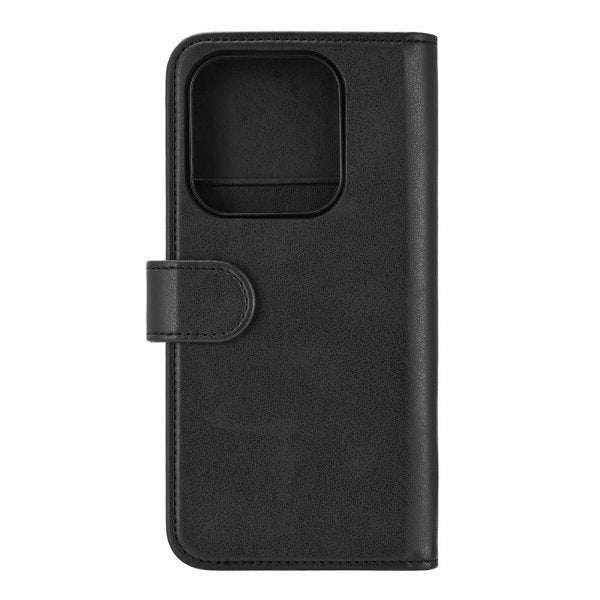Essentials Xiaomi Redmi Note 14 5G Fodral 2-in-1 Vegan Leather Svart