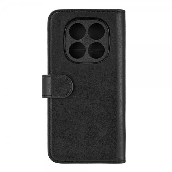 Essentials Xiaomi Redmi Note 14 Pro 5G Fodral 2-in-1 Vegan Leather Svart