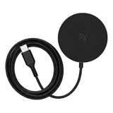 Rvelon Trådlös MagSafe Laddare med Stativ Qi2 15W USB-C Grå
