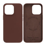 Rvelon iPhone 13 Pro Skal Silikon MagSafe Brun