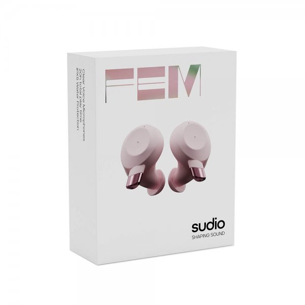 Sudio Hörlurar Fem In-Ear TWS Rosa